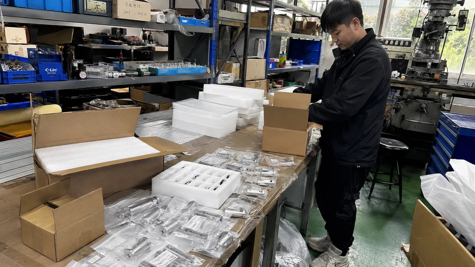 Prototype packing and shipment proof reference
